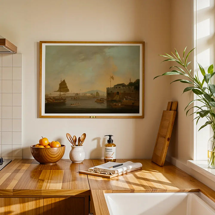 The European Factories and Dutch Folly Fort by George Chinnery