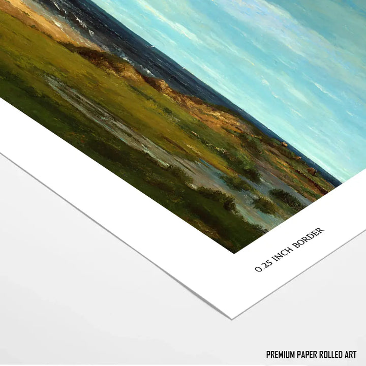 Seascape by Gustave Courbet