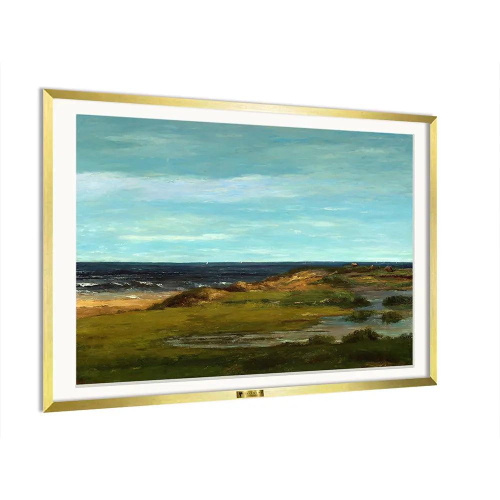 Seascape by Gustave Courbet