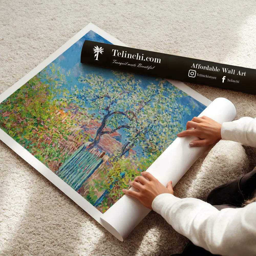 Blossoming Sky, Claude Monet Art Painting