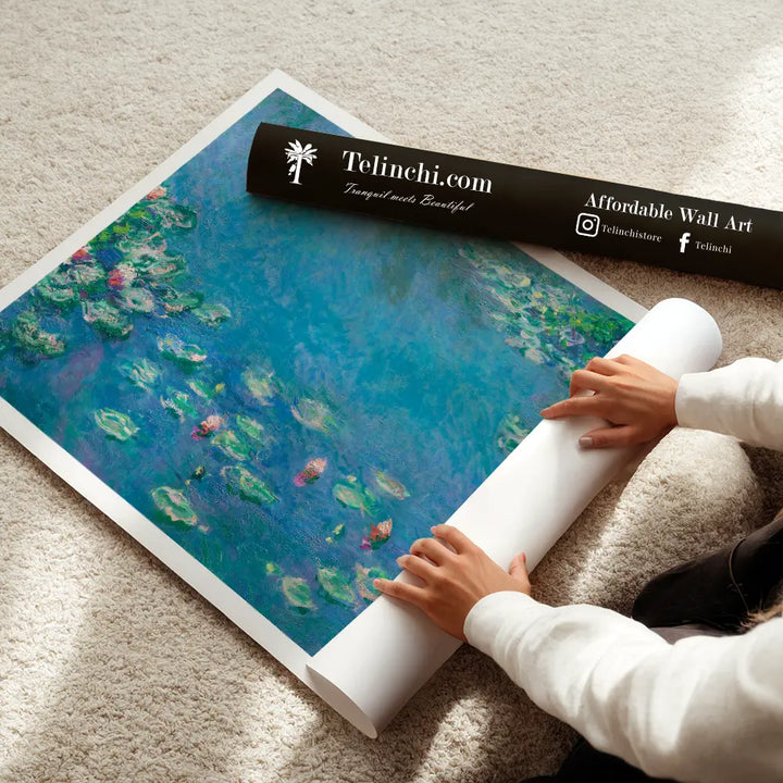 Water Lilies Symphony, Claude Monet Painting