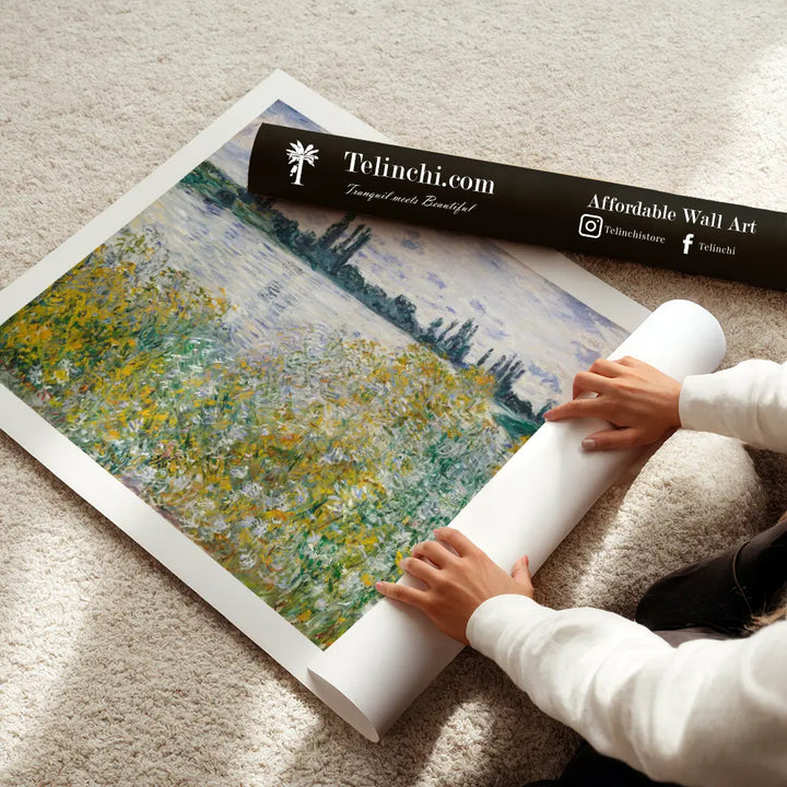 Whispering Willows, Claude Monet Popular Painting