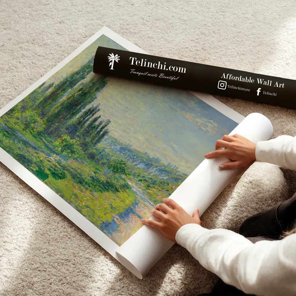 Mystic Path, Claude Monet Art Painting