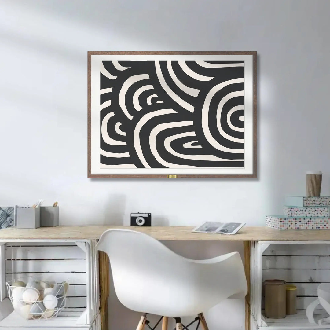 Monochrome Swirls