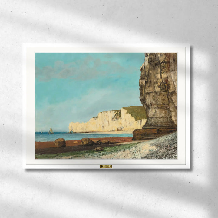 The Cliffs at Étretat by Eugène Boudin