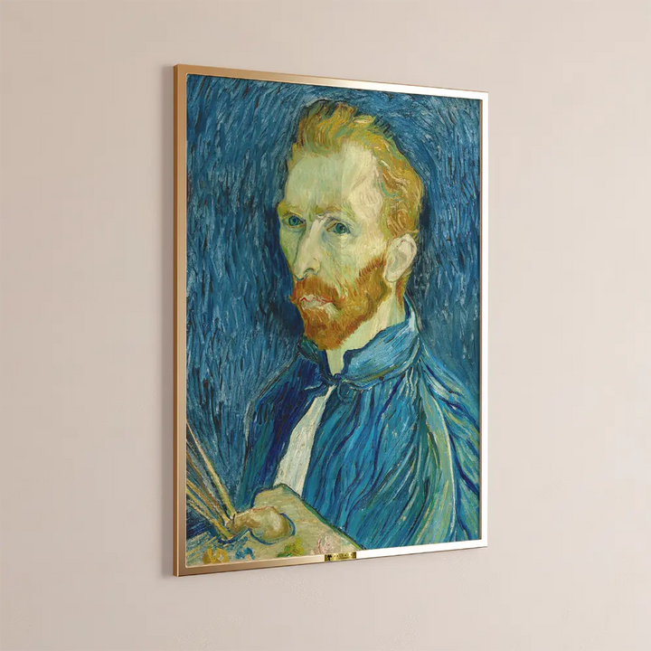 Self-Portrait with Palette  by Vincent van Gogh