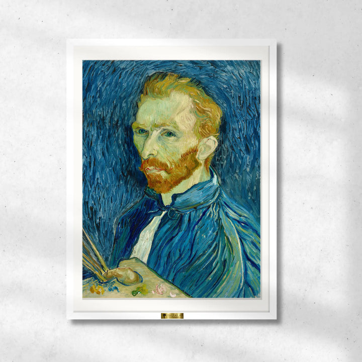 Self-Portrait with Palette  by Vincent van Gogh