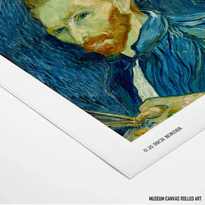 Self-Portrait with Palette  by Vincent van Gogh