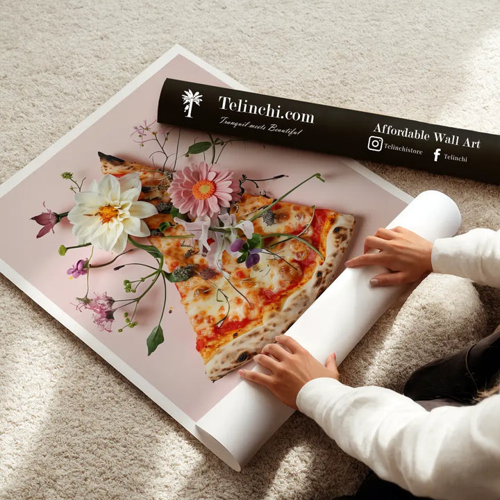 Floral Pizza