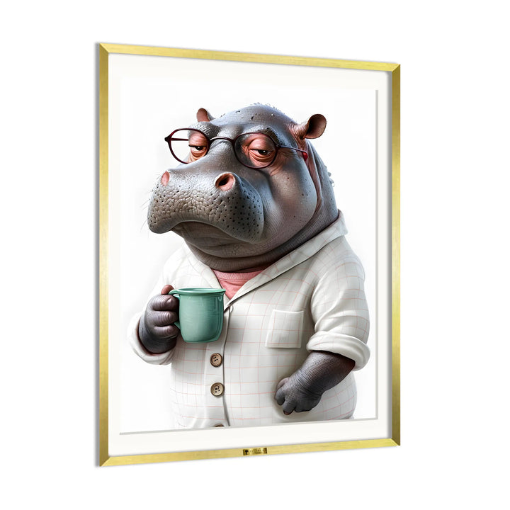 Morning Mood Hippo