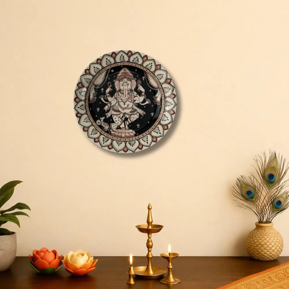 Divine Ganesha Black Lotus