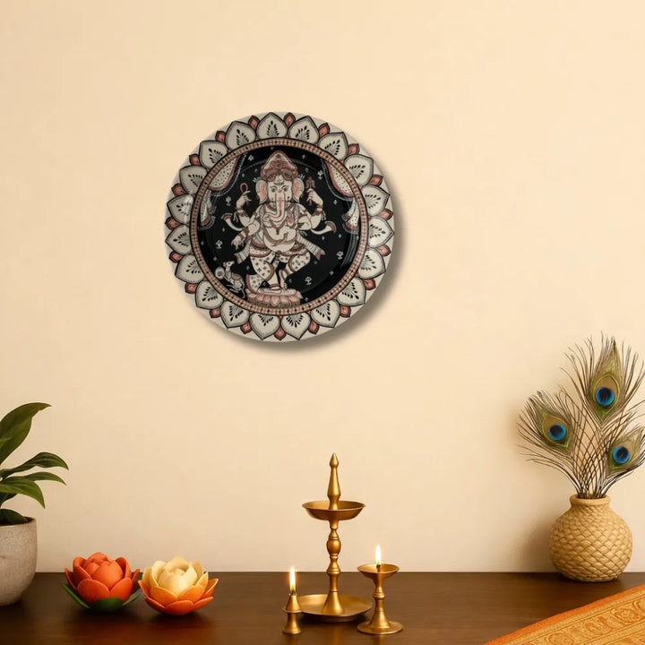 Divine Ganesha Black Lotus