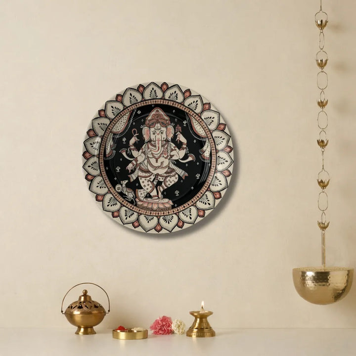 Divine Ganesha Black Lotus
