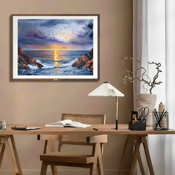 Watercolor Sunset