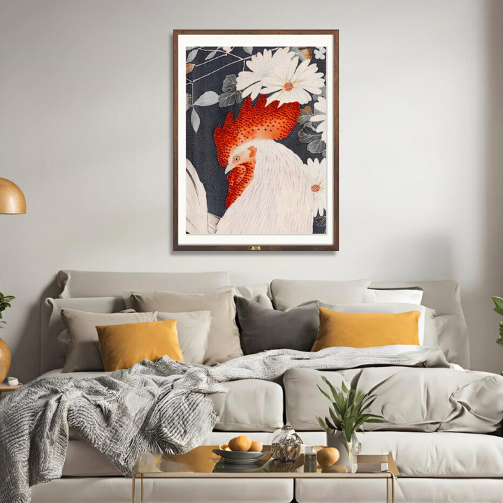 Floral Rooster
