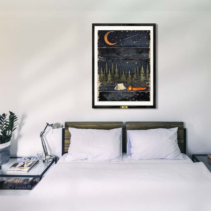 Starry Forest Night