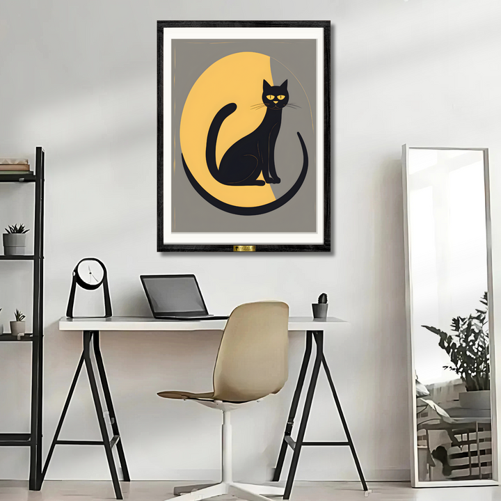 Elegant Cat Art