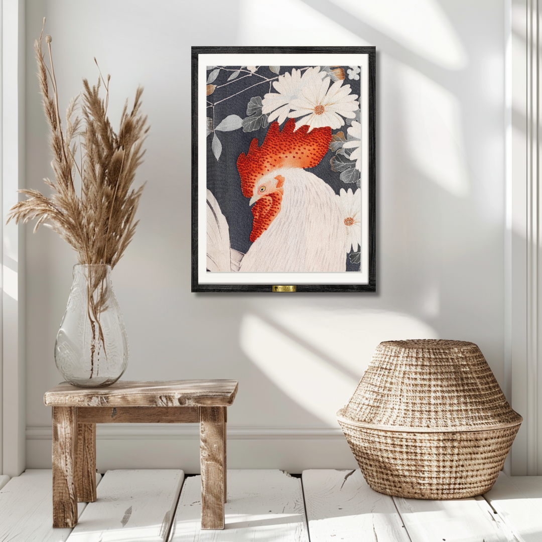 Floral Rooster
