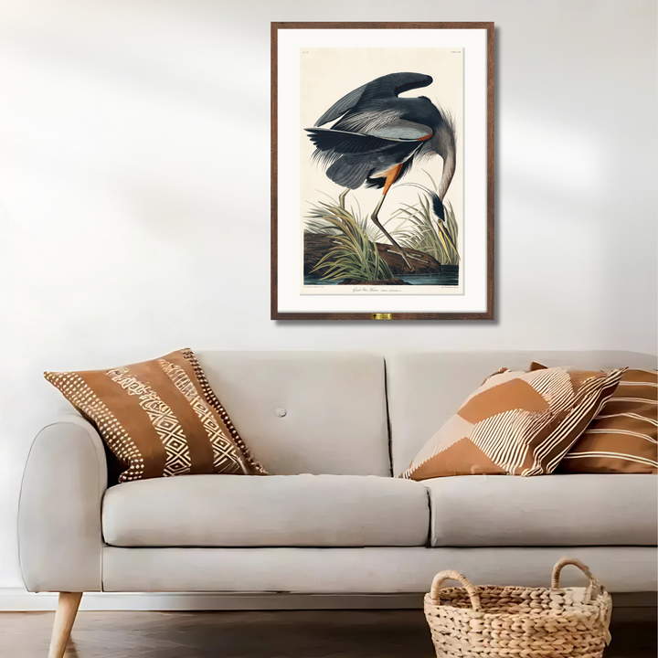 Great Blue Heron in Focus