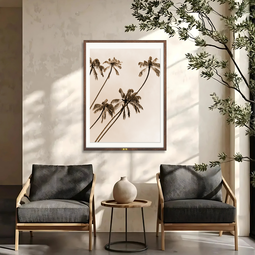 Sepia Palms