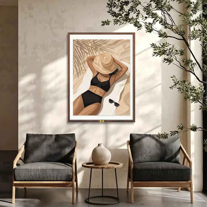 Serene Sunbathing