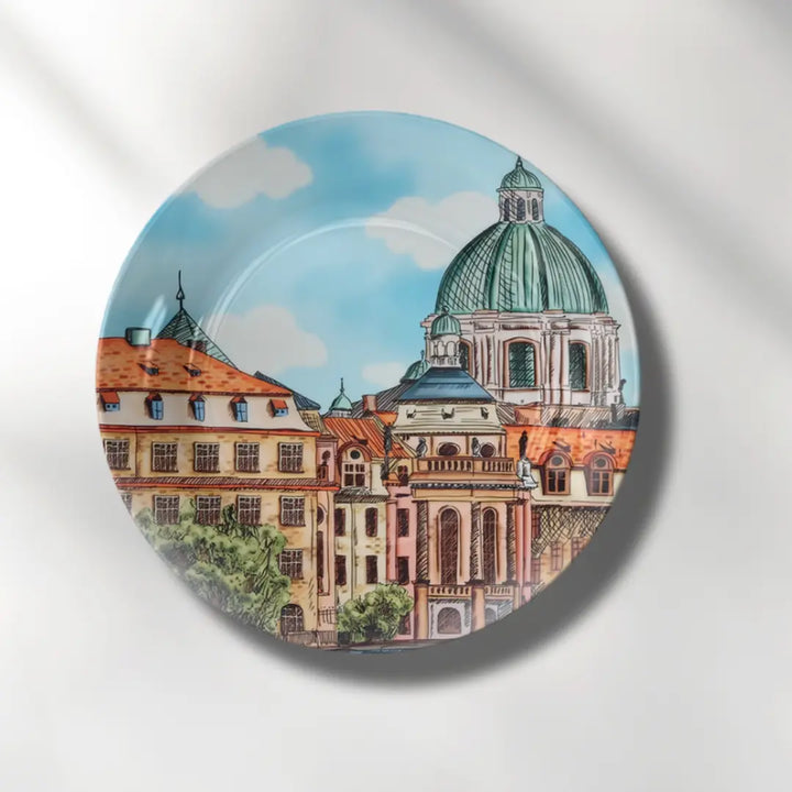 Set of 2 Art Plate ( Florence Duomo )