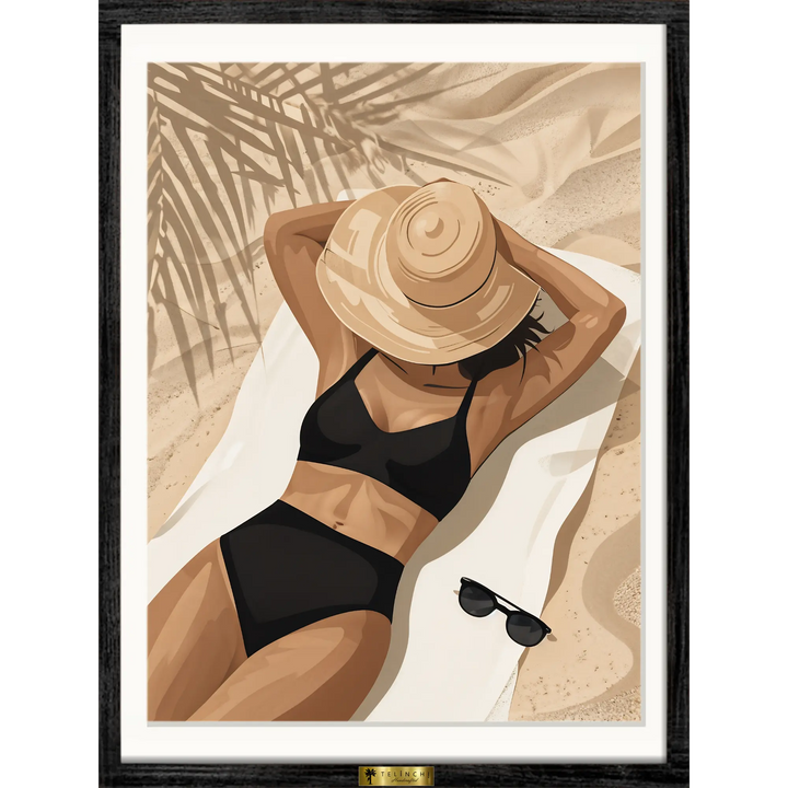 Serene Sunbathing