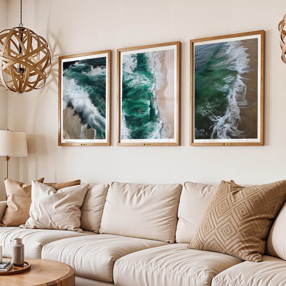 Coast and Beaches Wall Set of 3 - Telinchi