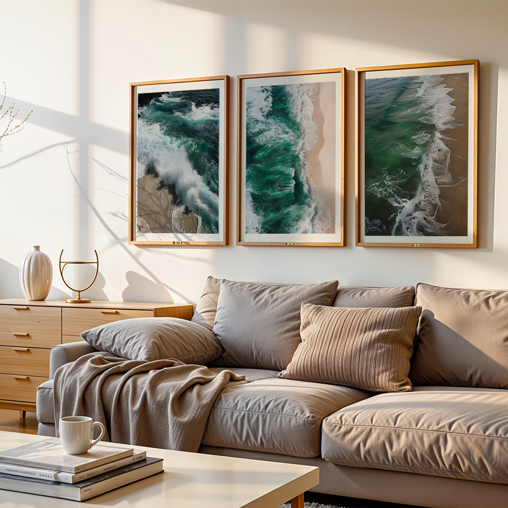 Coast and Beaches Wall Set of 3 - Telinchi