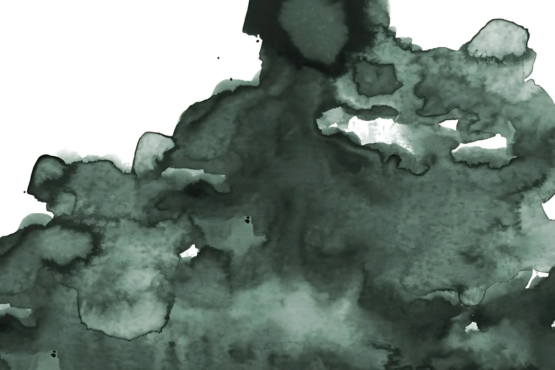 Emerald Ink Clouds