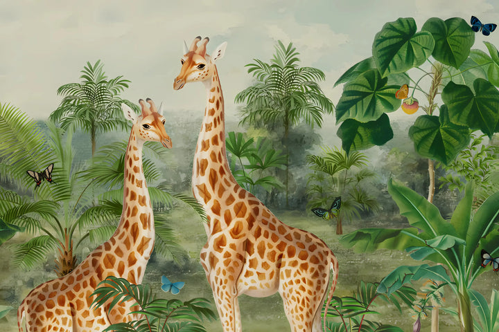 Jungle Giraffe Duo
