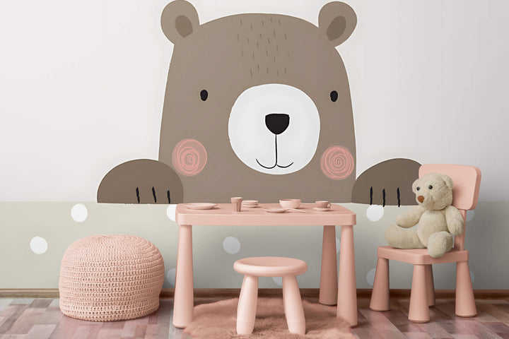 Peeking Teddy Friend