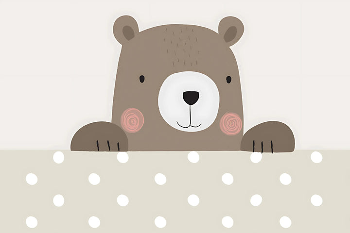 Peeking Teddy Friend