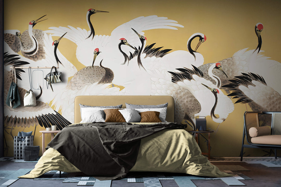 Golden Harmony Cranes