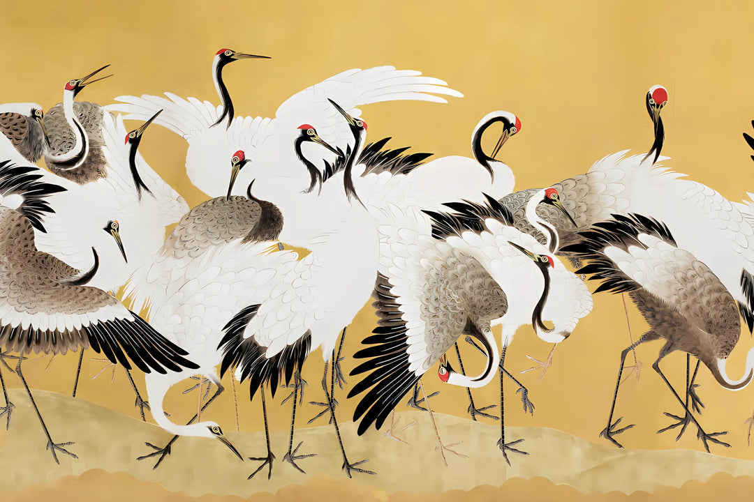 Golden Harmony Cranes