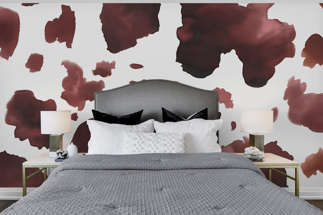 Crimson Cloud Abstract