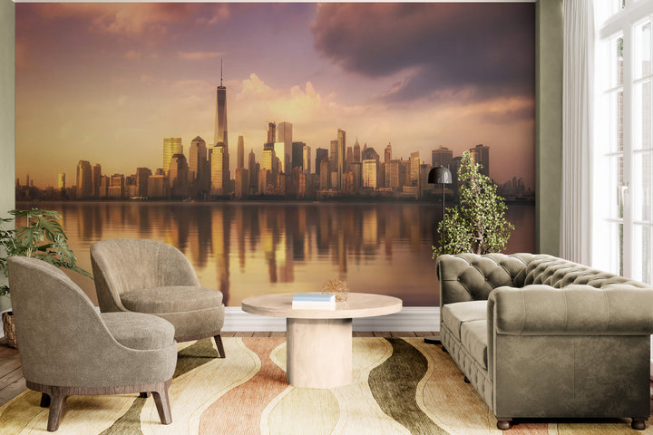 Golden Skyline Glow