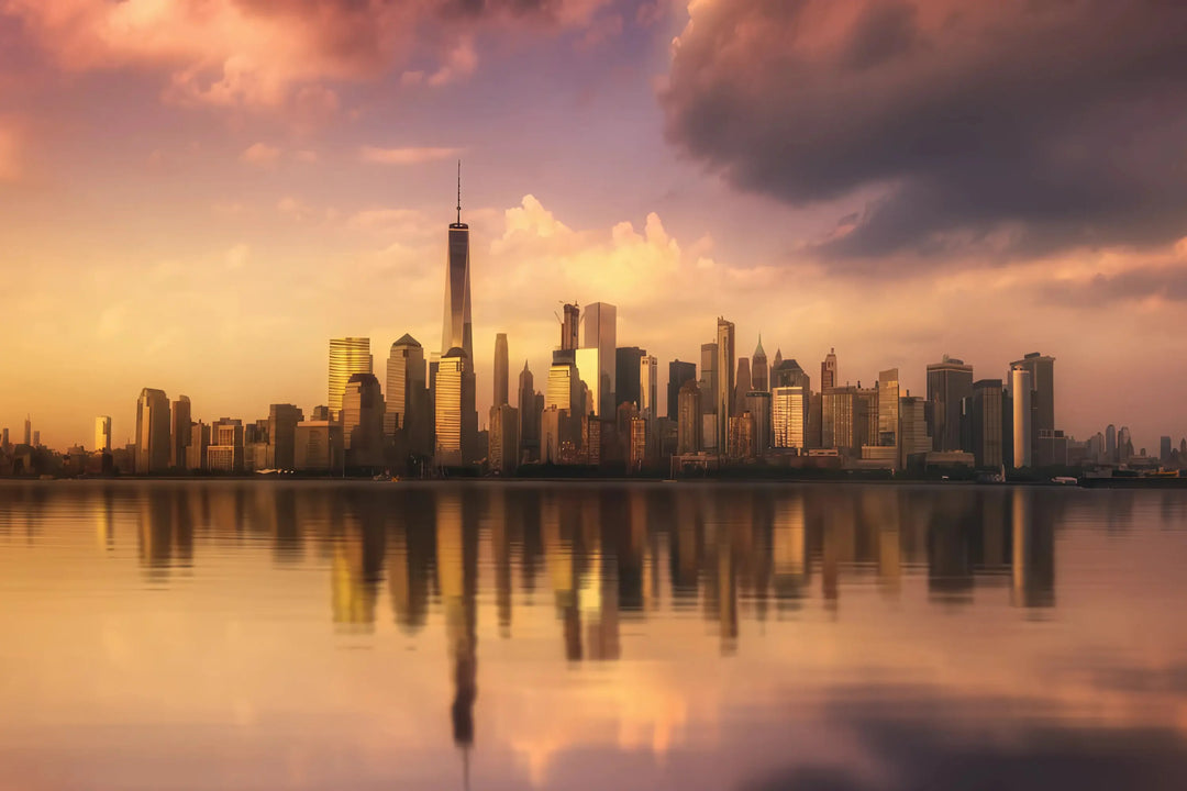Golden Skyline Glow