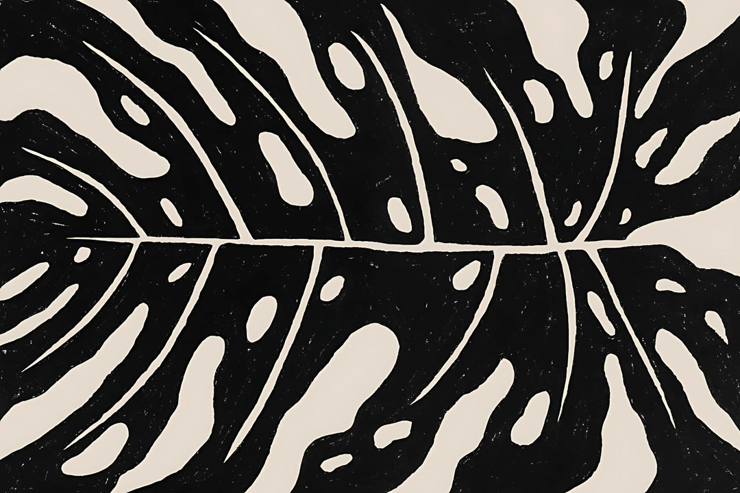 Monstera Noir Elegance