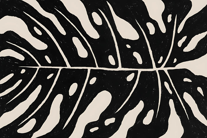Monstera Noir Elegance