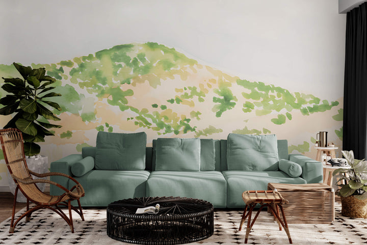 Pastel Mountain Serenity