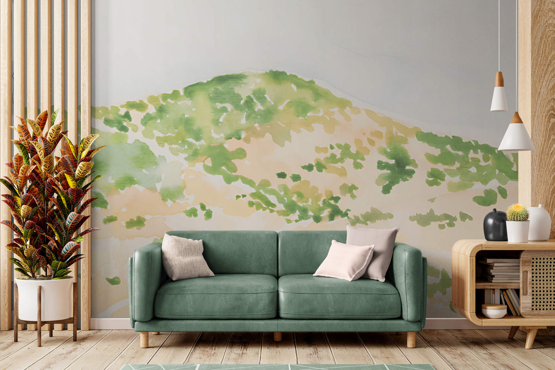 Pastel Mountain Serenity